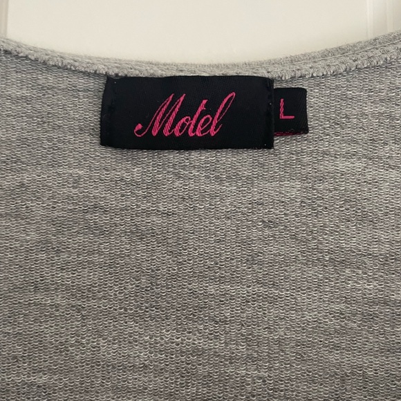 Motel Rocks Grace Dress - Grey and Blue - Size L / 14 - Picture 2 of 6